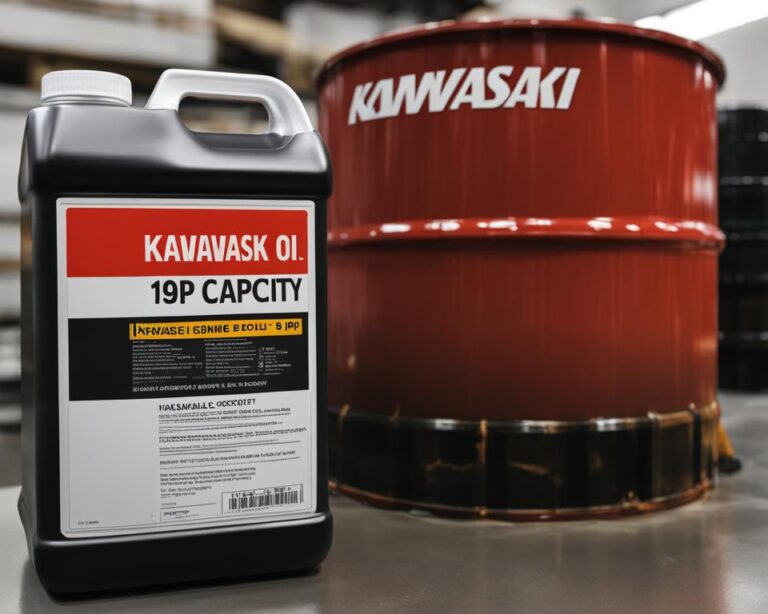 19 HP Kawasaki Engine Oil Capacity & Oil Type