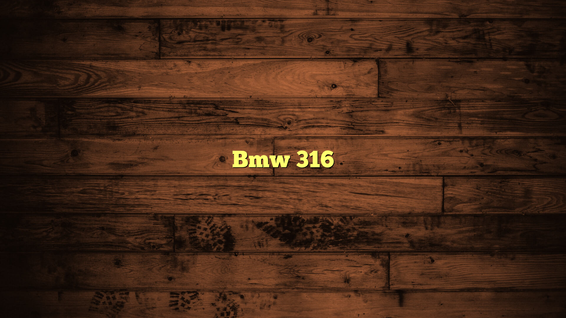 Bmw 316