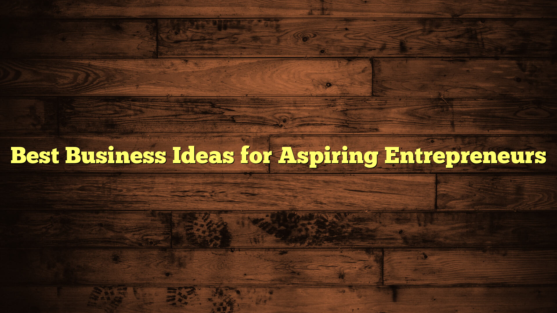 Best Business Ideas for Aspiring Entrepreneurs