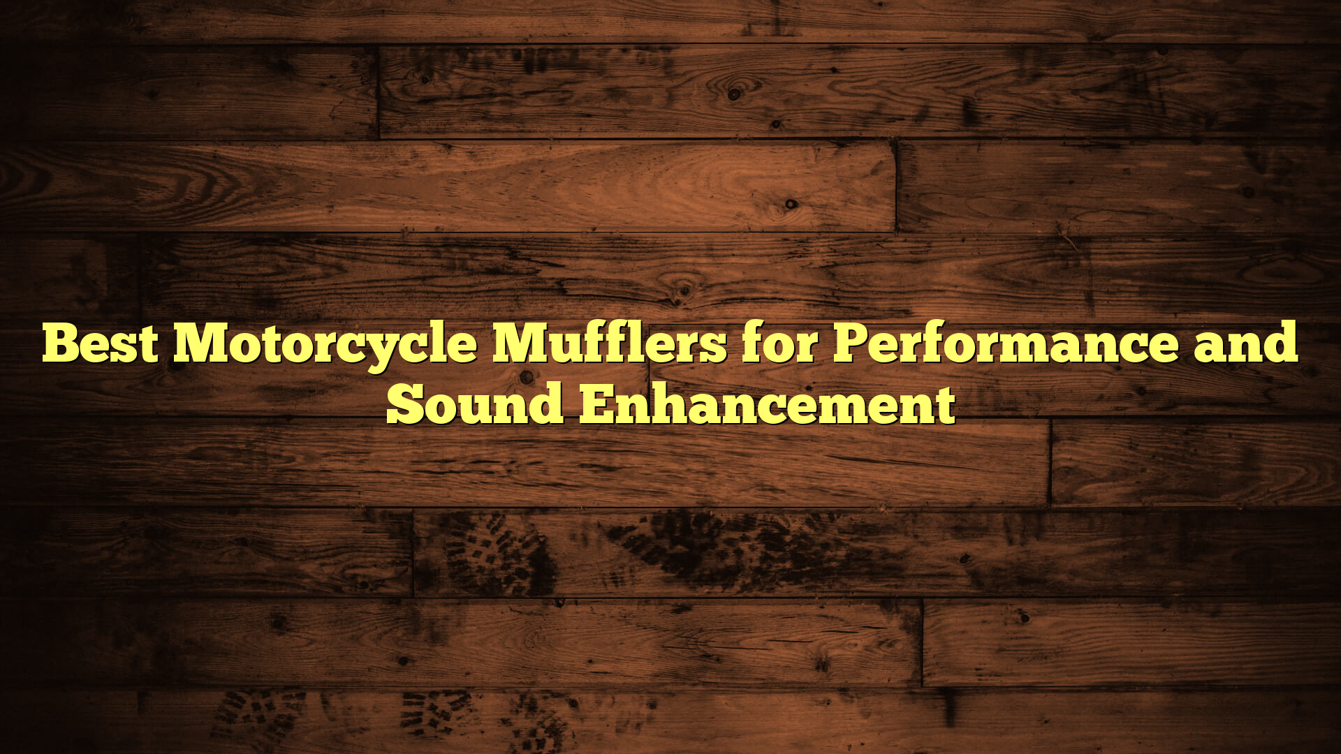 Best Motorcycle Mufflers for Performance and Sound Enhancement