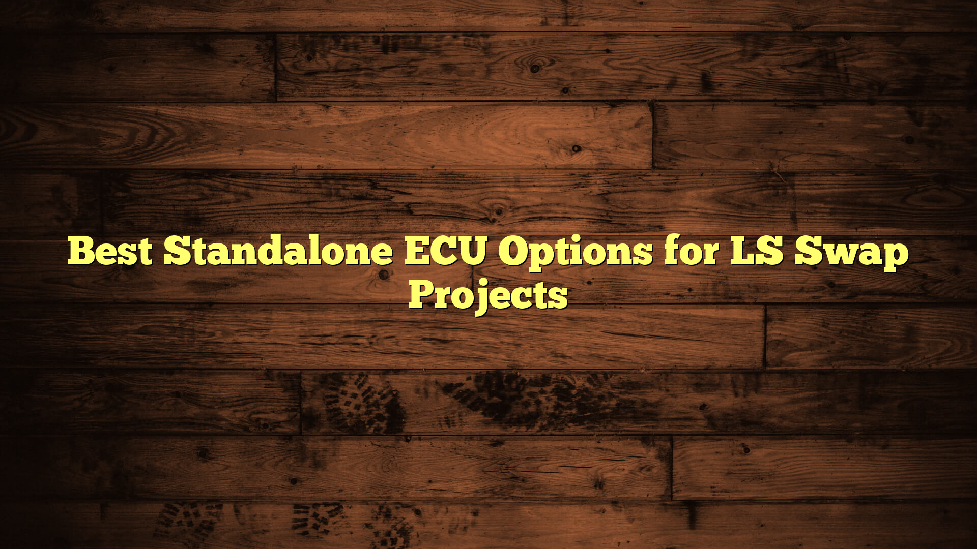 Best Standalone ECU Options for LS Swap Projects